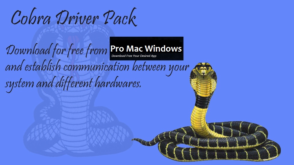 cobra driver pack download free